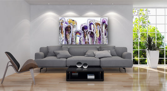 Aubergine dream|purple|australian art|art Australian art|abstract art|original art|Sydney|interior design|contemporary|design|colour|larascolari