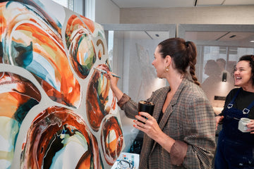 Art Meets DoorDash: A Bespoke Corporate Art Commission in Sydney