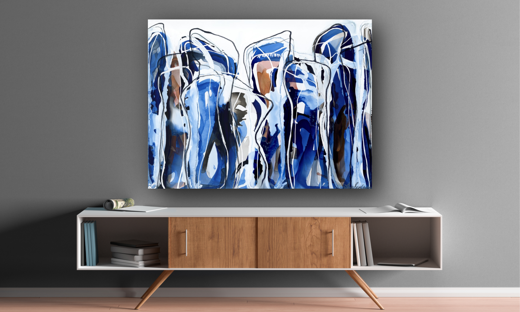 jelly blue|australian art|lara scolari|Australian art|abstract art|original art|Sydney|best|larascolari