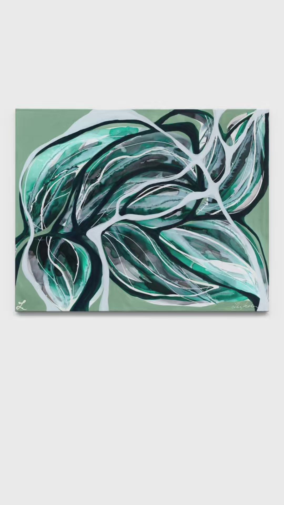 Green Ants Nest print display video - premium canvas art inspired by Kakadu nature