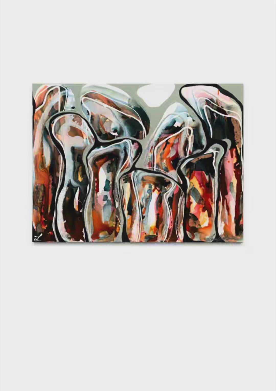 Kakadu fine art print video - showcasing texture and detail of limited edition canvas artwork inspired by Northern Territory