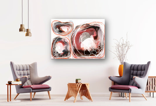 Shock Orange|Pink|Australian art|abstract art|original art|Sydney|interior design|contemporary|design|colour|larascolari|lara scolari