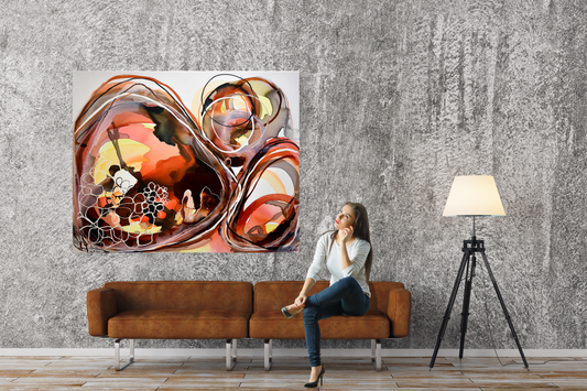 Toffee Apple|Australian art|abstract art|original art|Sydney|best|larascolari