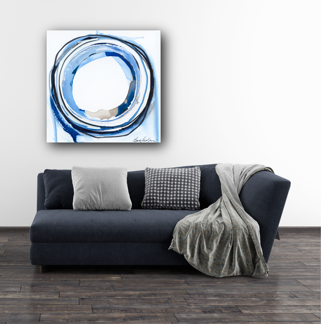 Deep Orb|Australian art|abstract art|original art|Sydney|interior design|contemporary|design|colour|larascolari